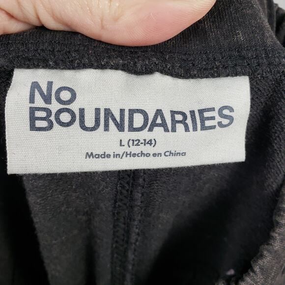 NOBO‎ Size L Strapless Jumpsuit Black Belted Neutral Indie Grunge Festival Boho - Picture 9 of 11